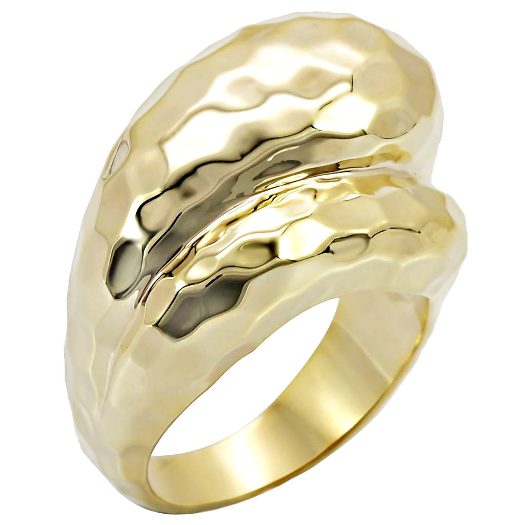 Gold Brass Ring with No Stone