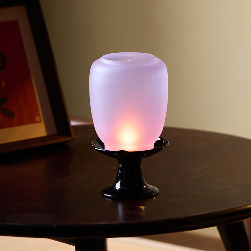 Size: Candlestick Purple - Glass Zen-Style Chinese Dreamy Aromatherapy Candle Holder
