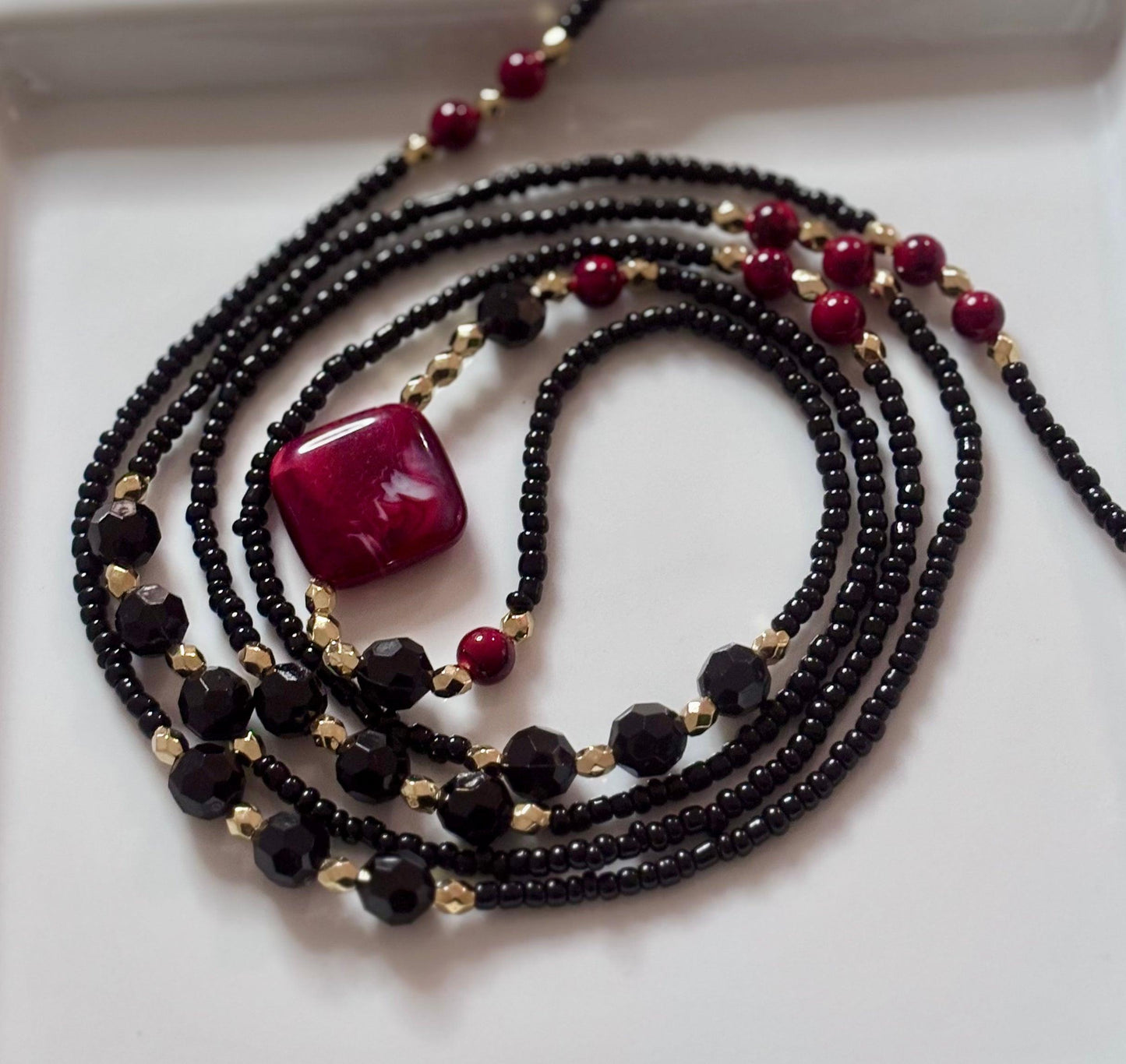 Crimson Guard Waist Bead