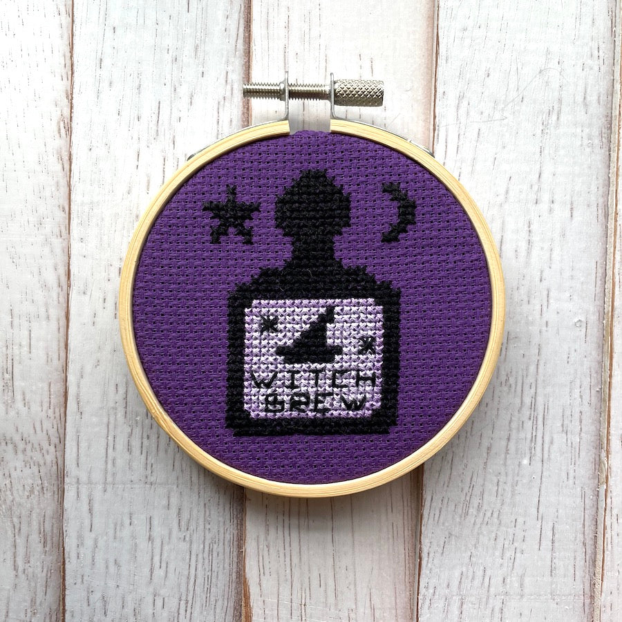 Witches Brew Cross Stitch Kit