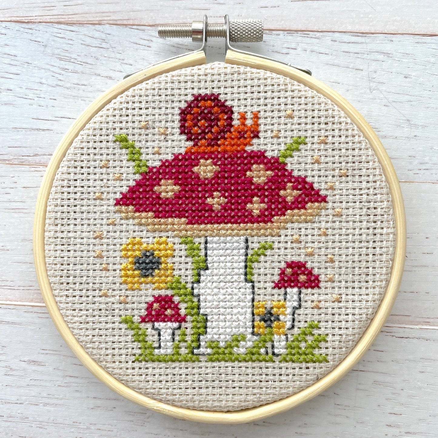 Mushrooms Cross Stitch Kit