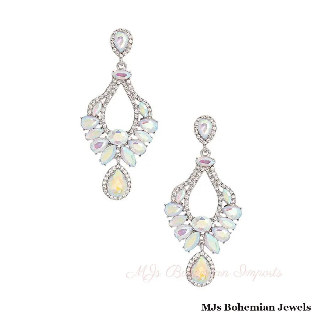 AURBO Silver Elegant Teardrops