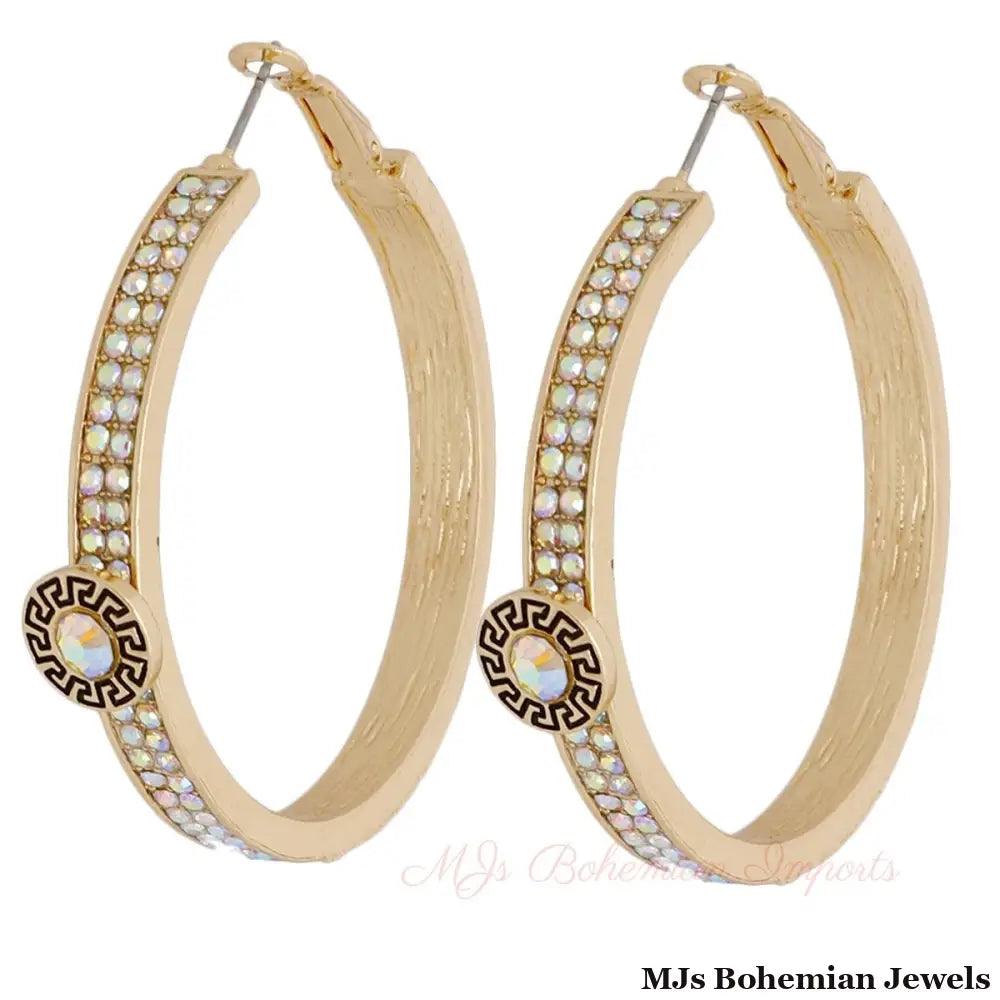Aurora Borealis Accents - Bespoke Hoops