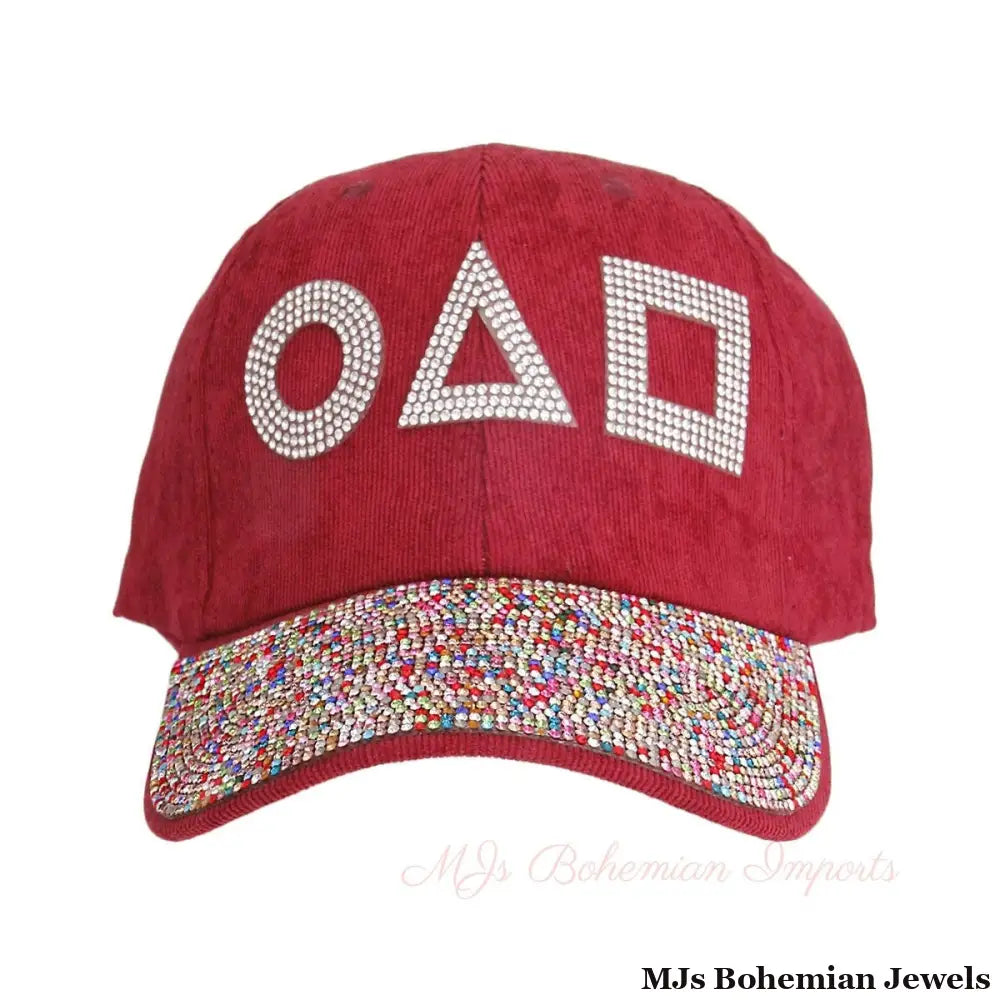 Burgundy Corduroy Hat