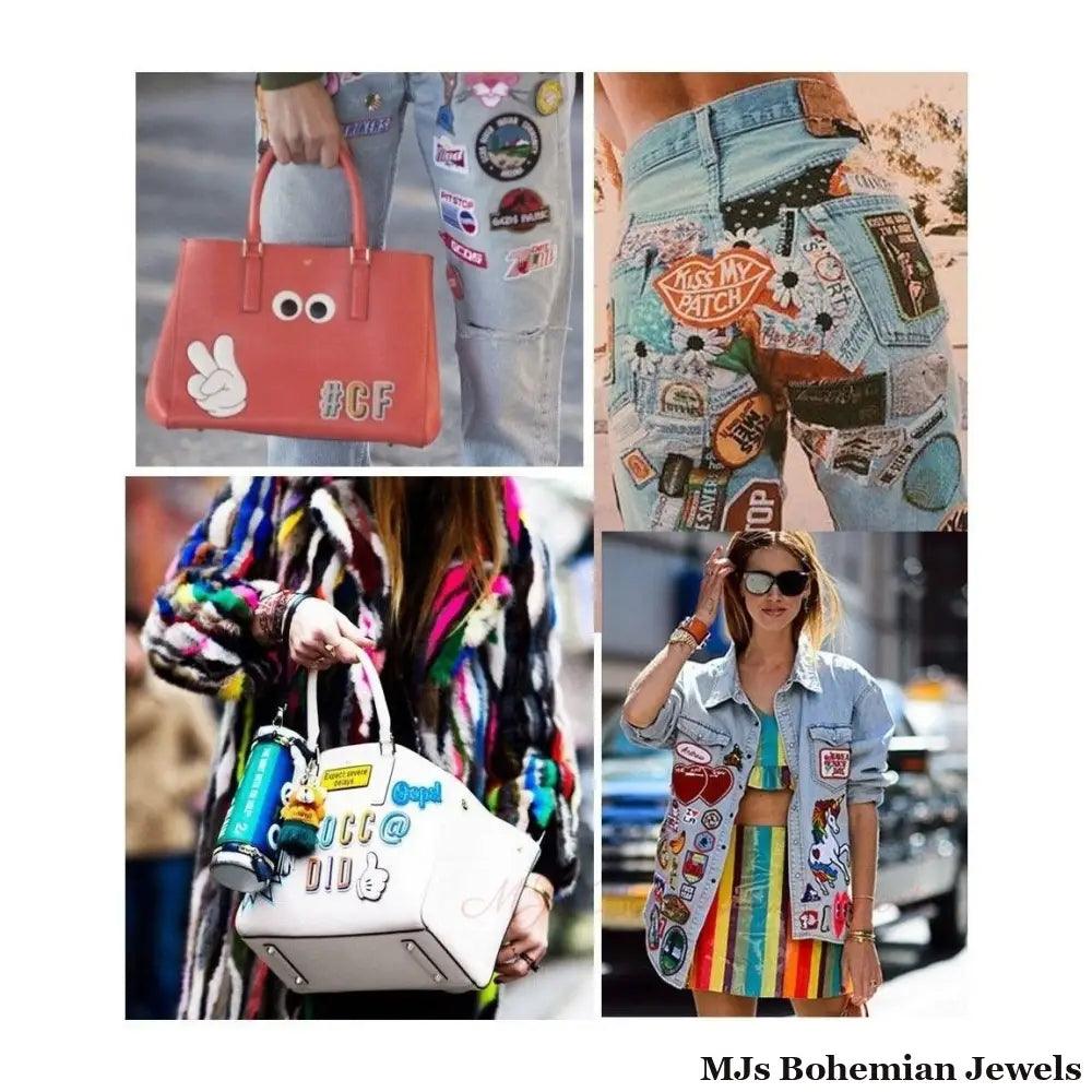 Fashion White Sticker Patches