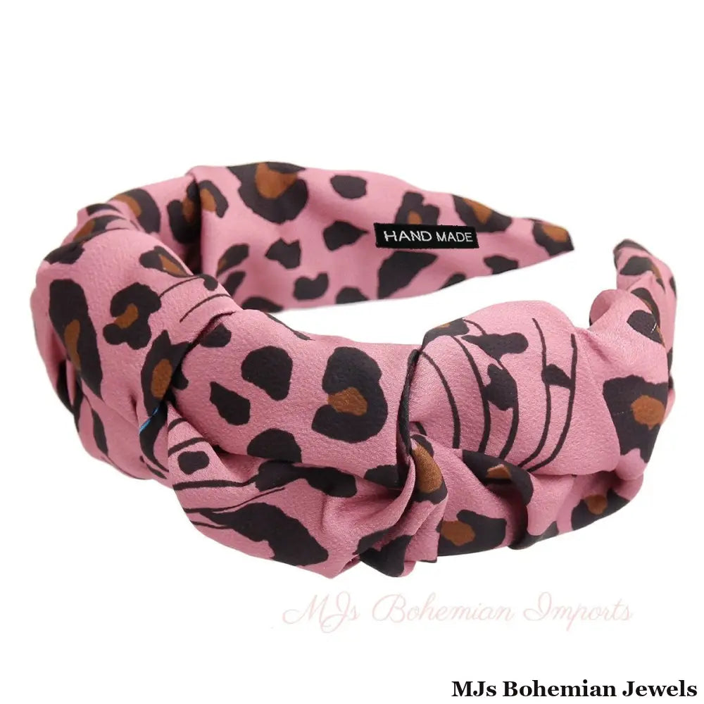 Fuchsia Leopard Print Ultra Soft Headband