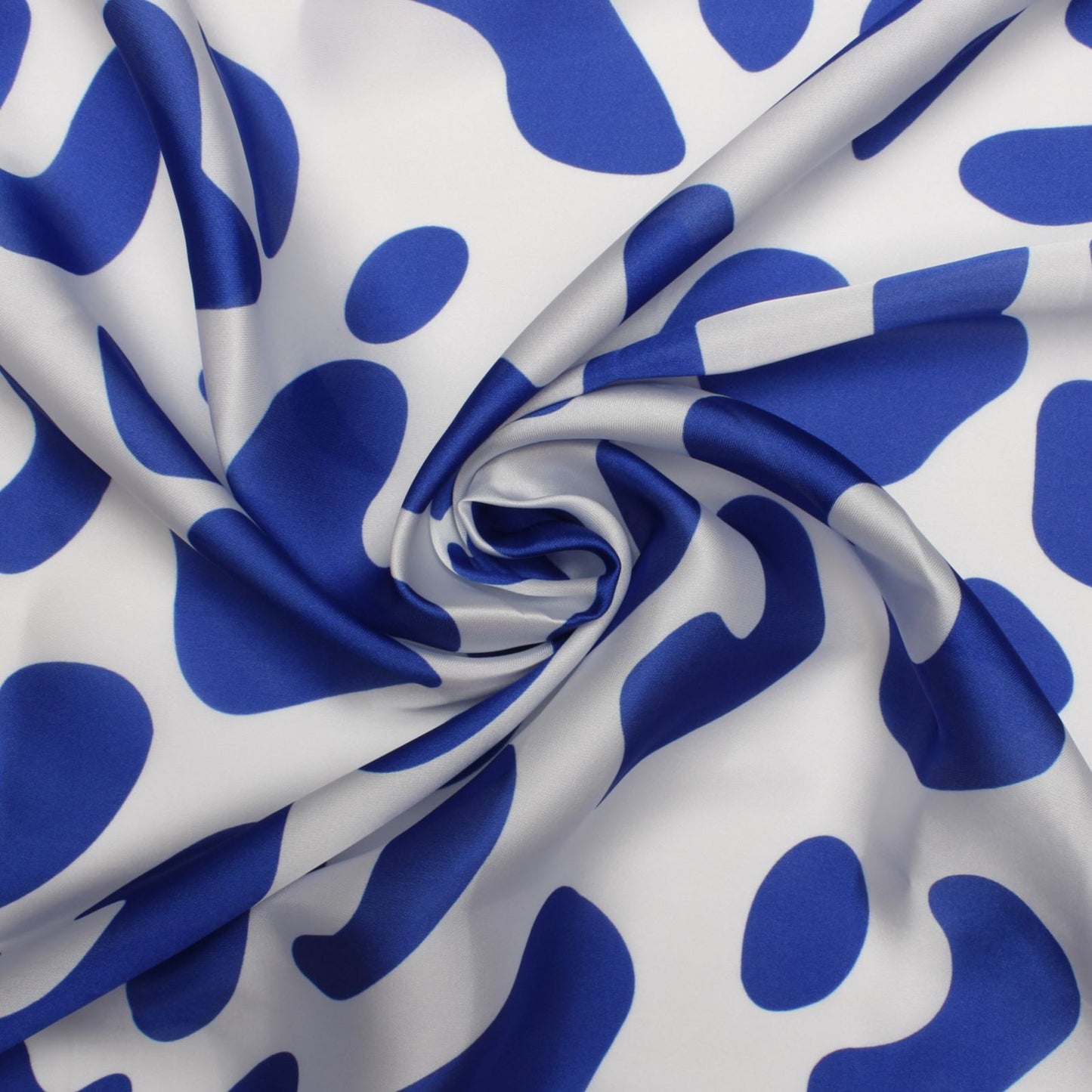 ZPB Blue and White Leopard Square Sorority Scarf