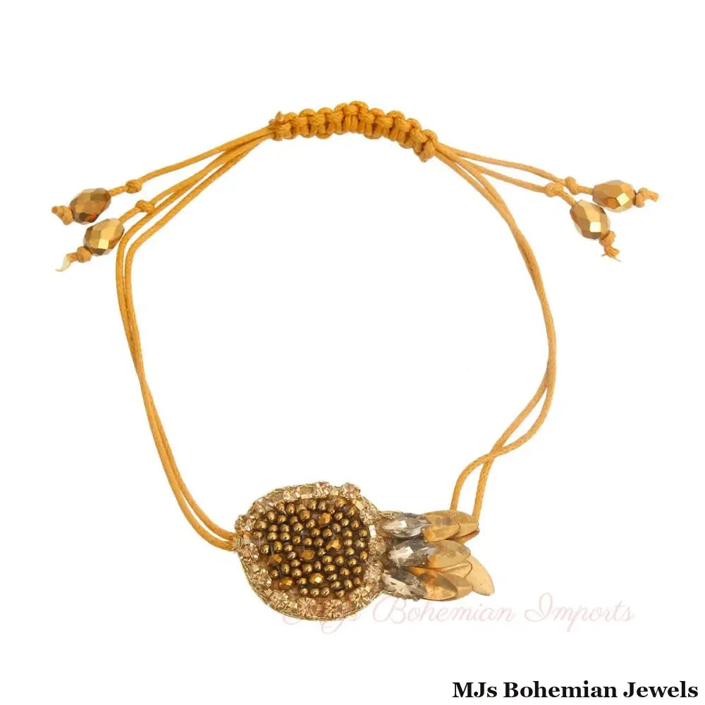 Gold Fish Friendship Bracelet