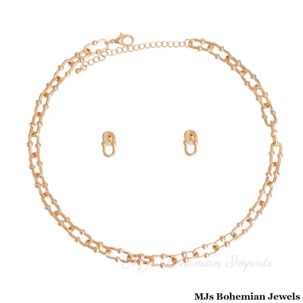 Gold Metal Anchor Chain