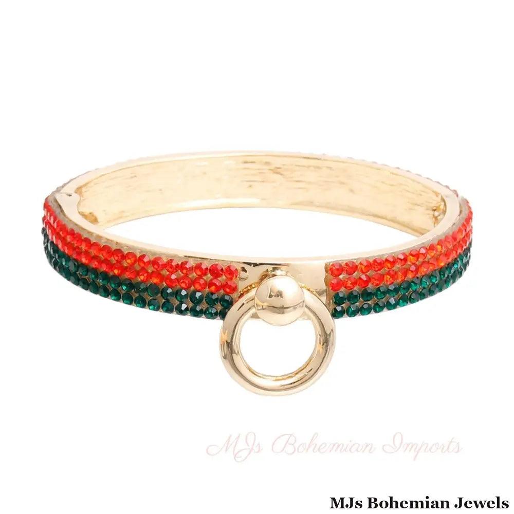 Golden Elegance: Slim Hinge Bracelet