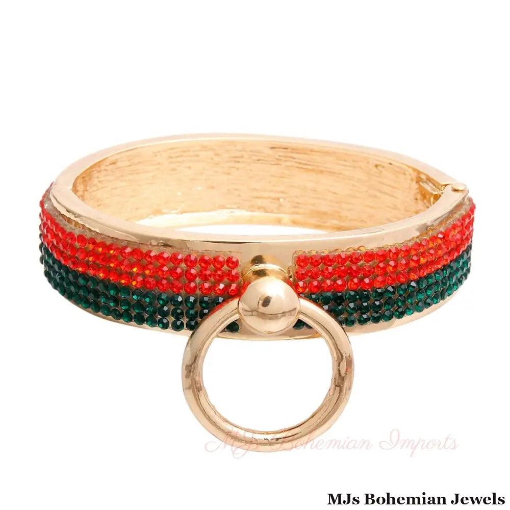 Golden Knockout: Door Knocker Bracelet
