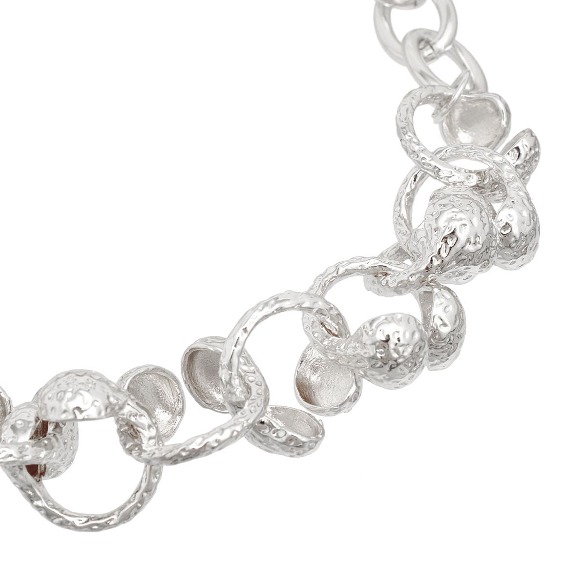 Chain Heavy-Duty Silver Headphone Link Necklace