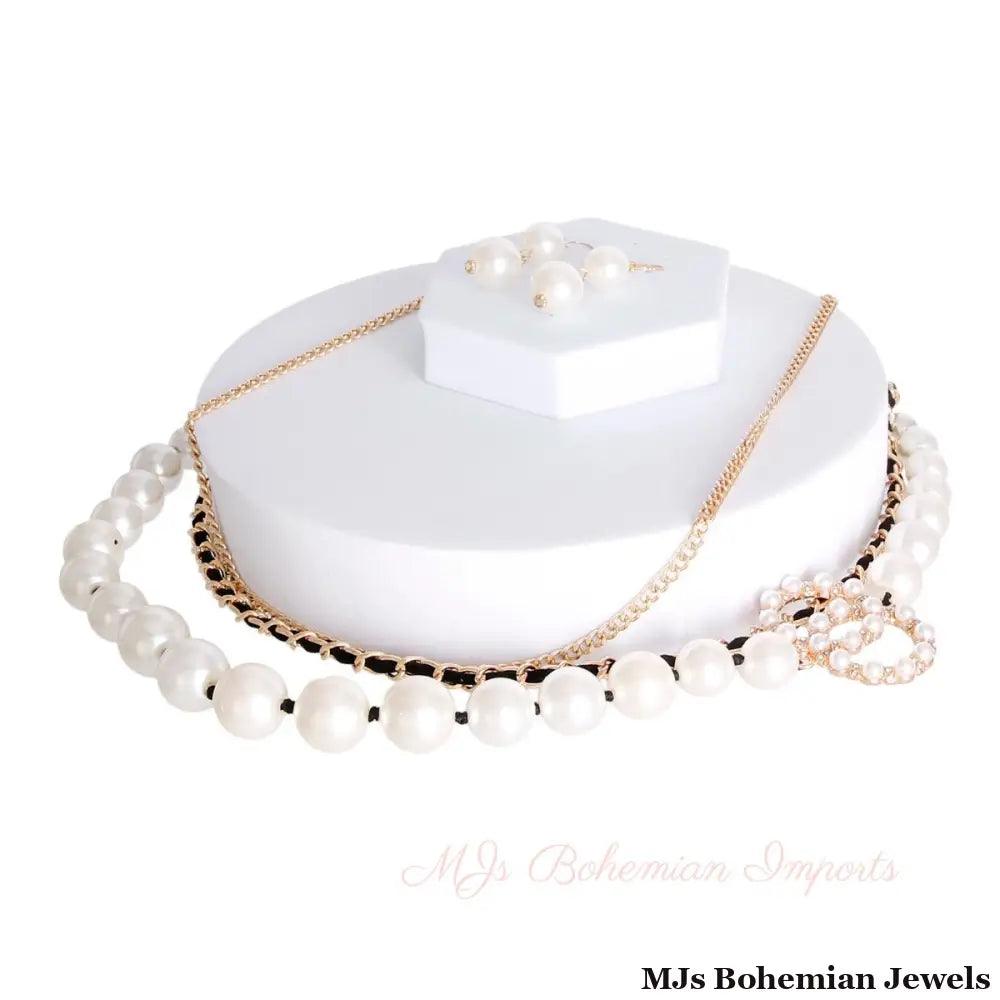 Lustrous Layered Pearl Necklace - Bespoke Dupe