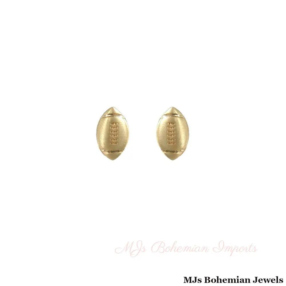 Matte Gold Football Studs