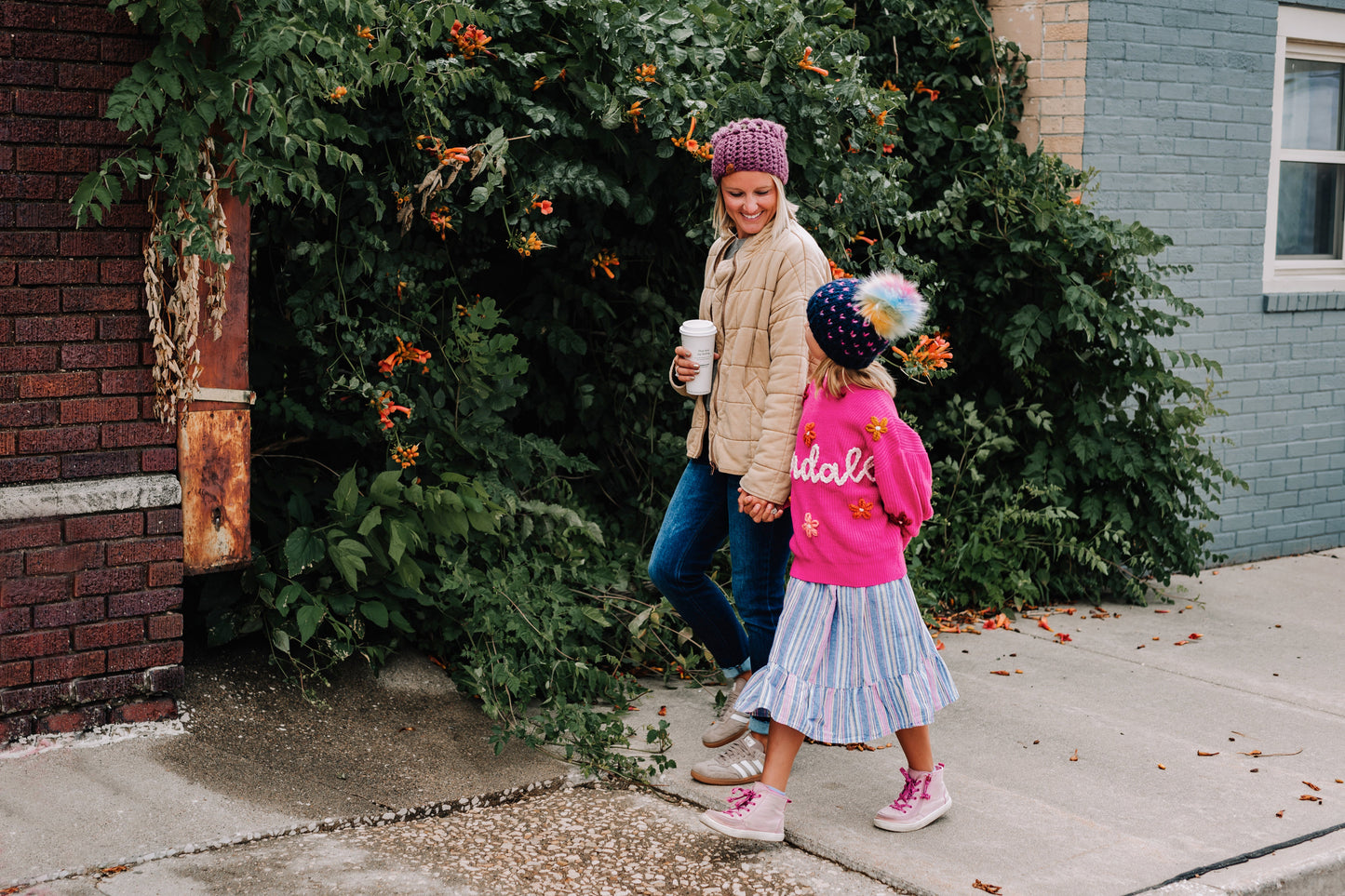 Crochet Slouch Hat | Fig Purple Beanie