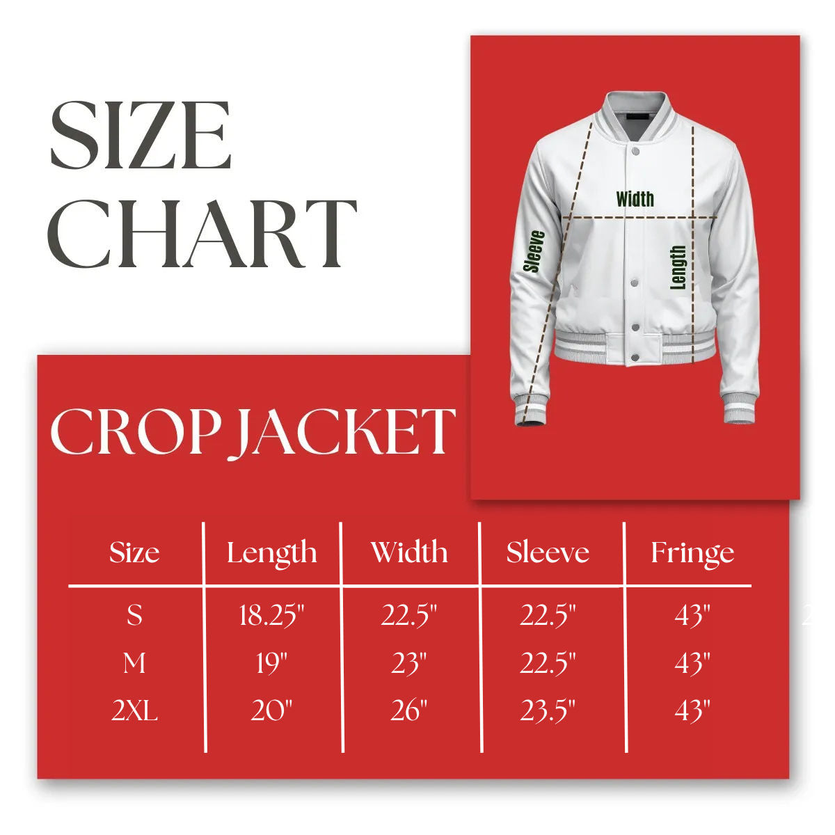DST Apparel Medium Red White Denim Fringe Jacket