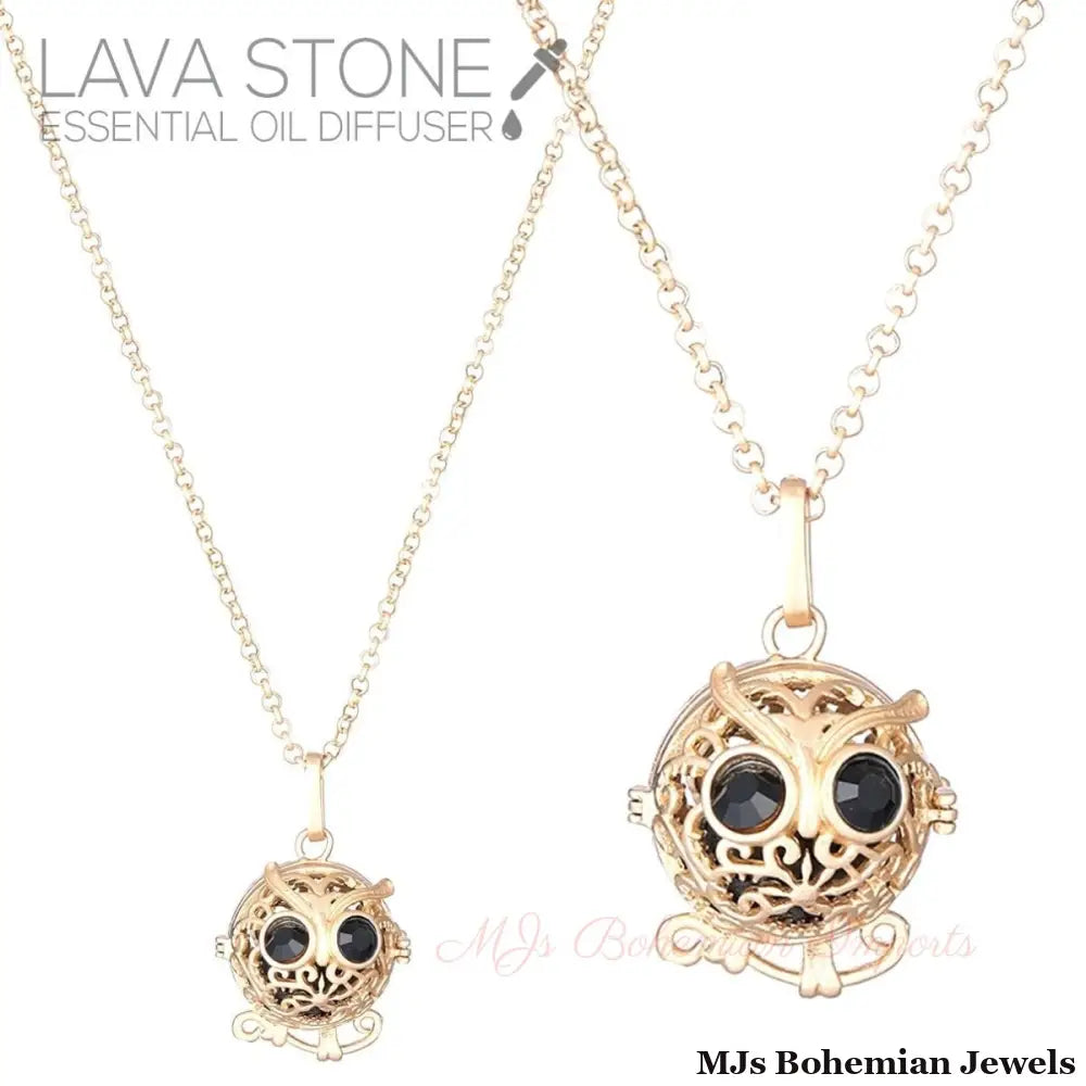 Oil Diffuser Lave Stone Necklace