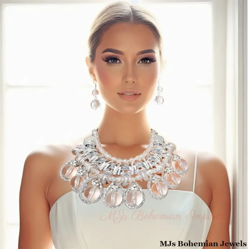 Radiant Silver Ball Drop Ensemble