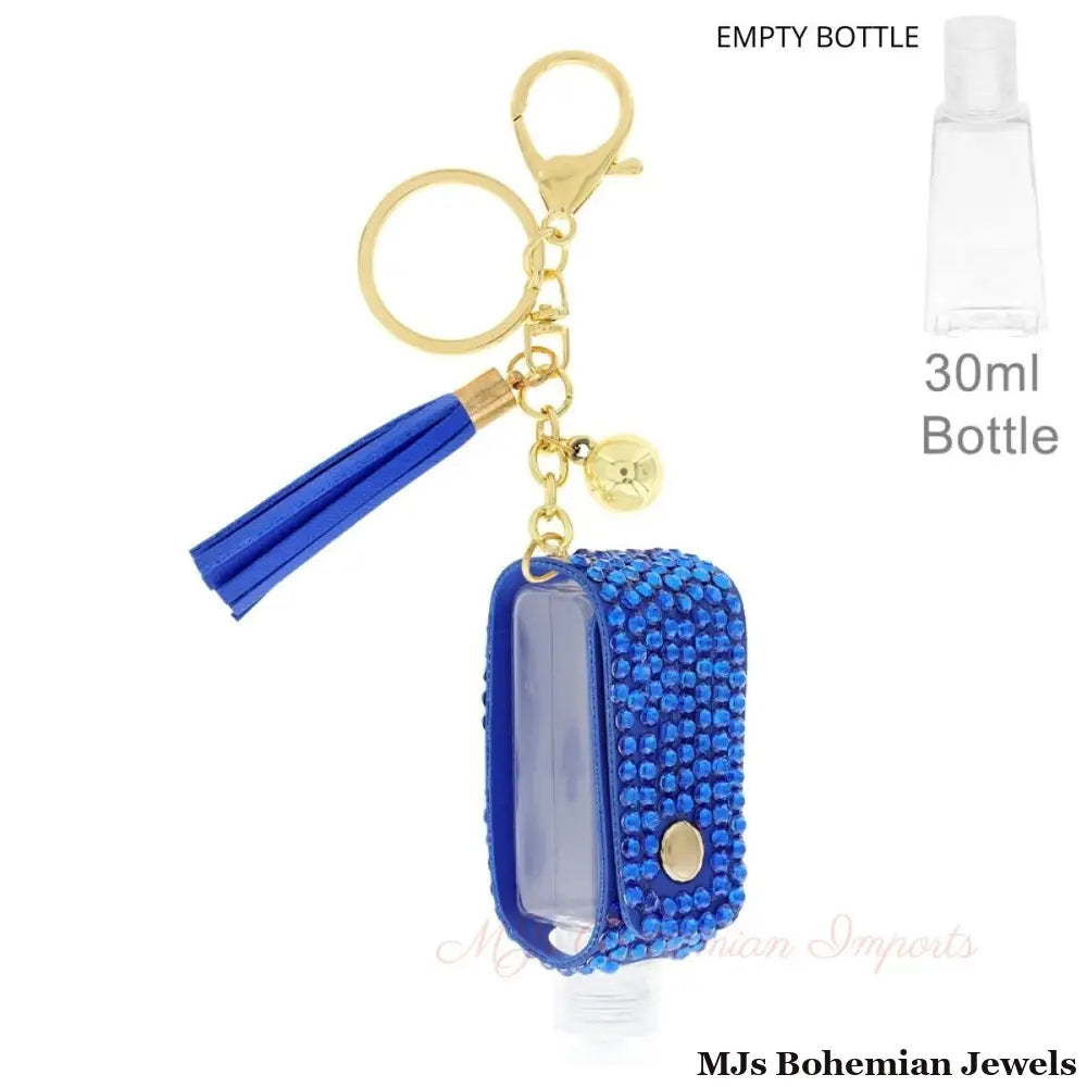 Royal Blue Sanitizer Keychain