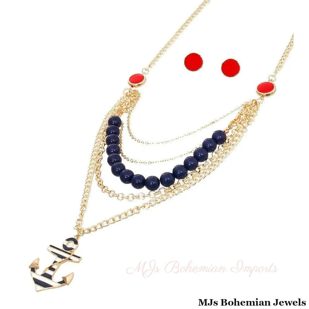 Sea Theme Necklace Set