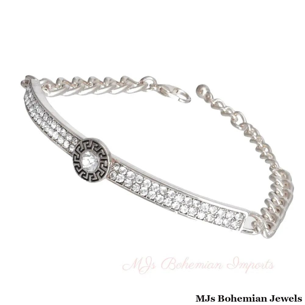 Silver Chain Bangle - Bespoke Half Chain