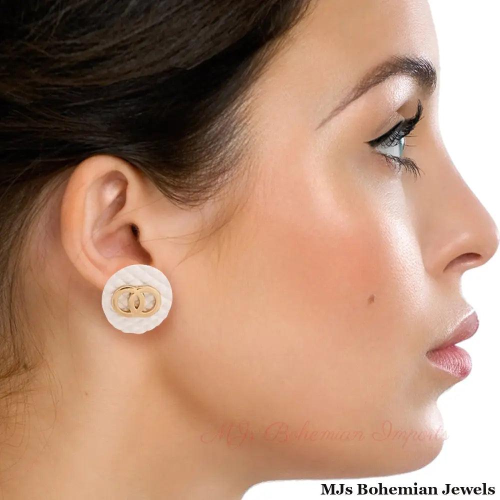Stud Sophistication: Quilted Studs