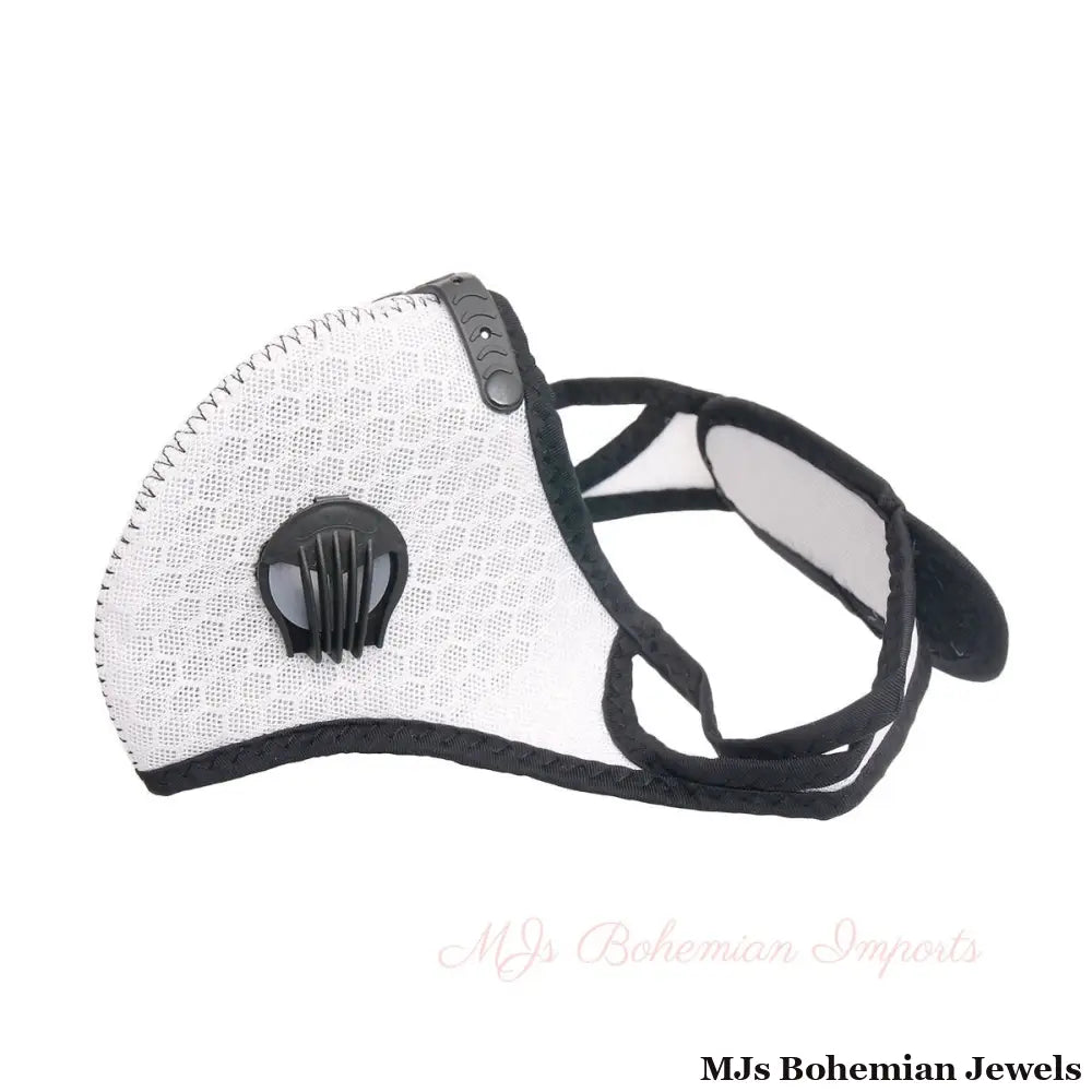 White Mesh Sports Mask