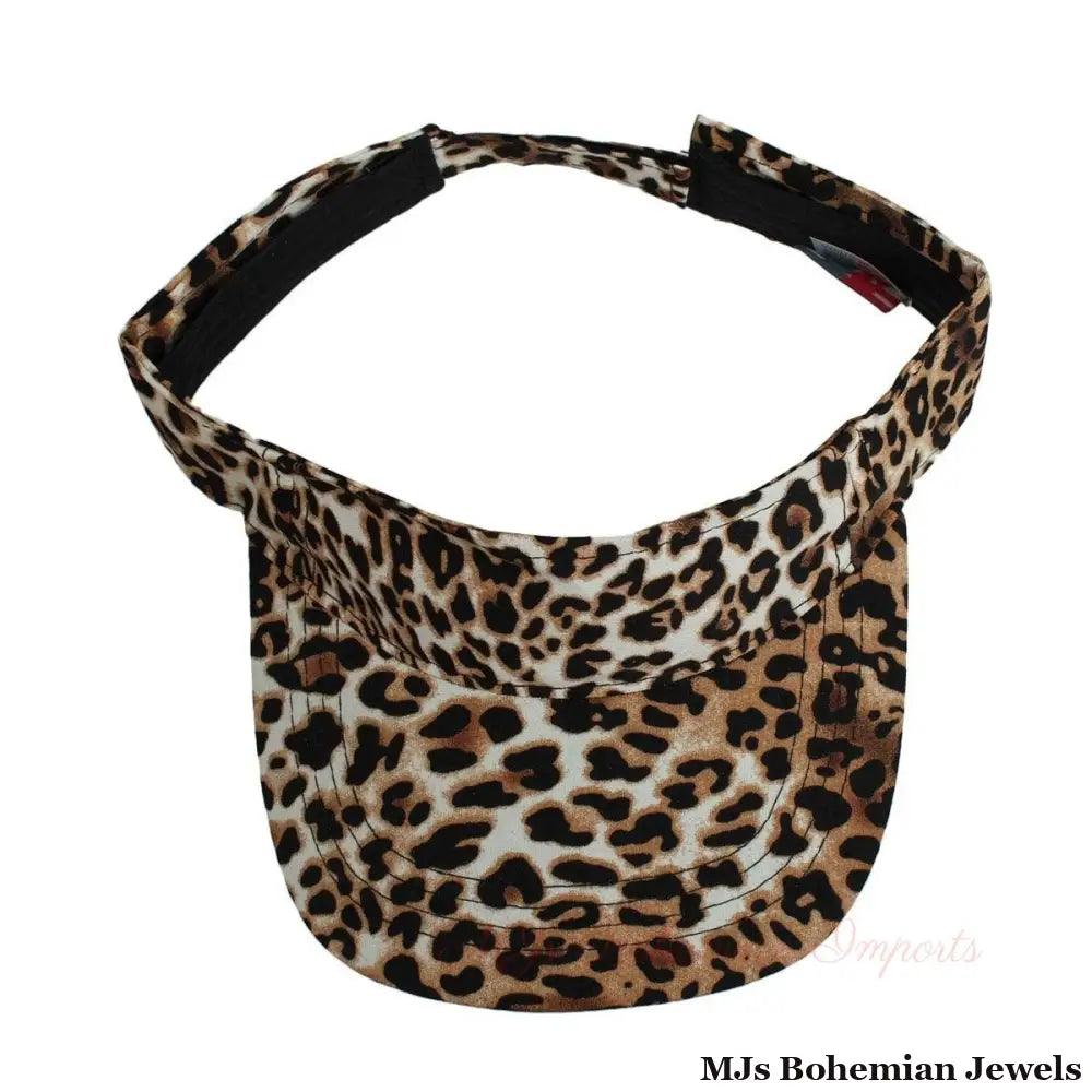 Wild Leopard Visor Hat