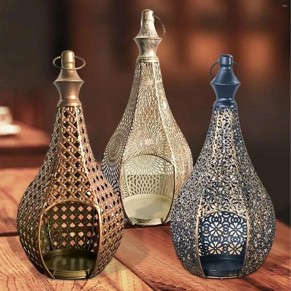 Candle Holders Holder For Tealights Metal Lantern Indoor And Outdoor Use