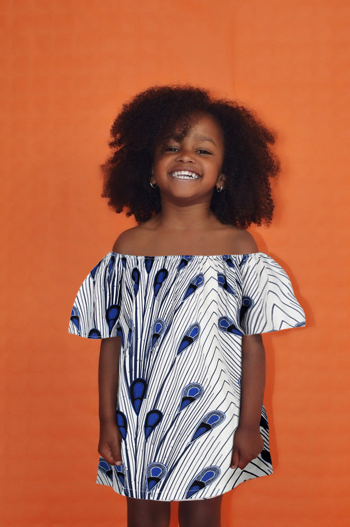 Color: White, Size: M - African Casual Loose Mother-Daughter Parent-Child Tube Top Dress