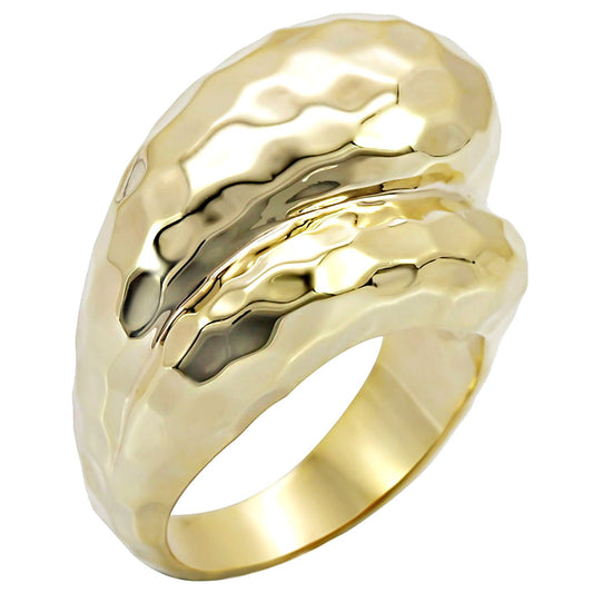Gold Brass Ring with No Stone