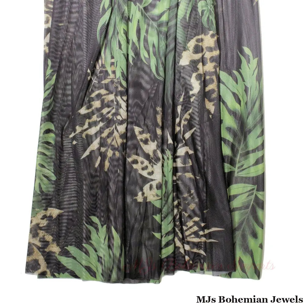 1XL Mesh High-Low Leaf Top