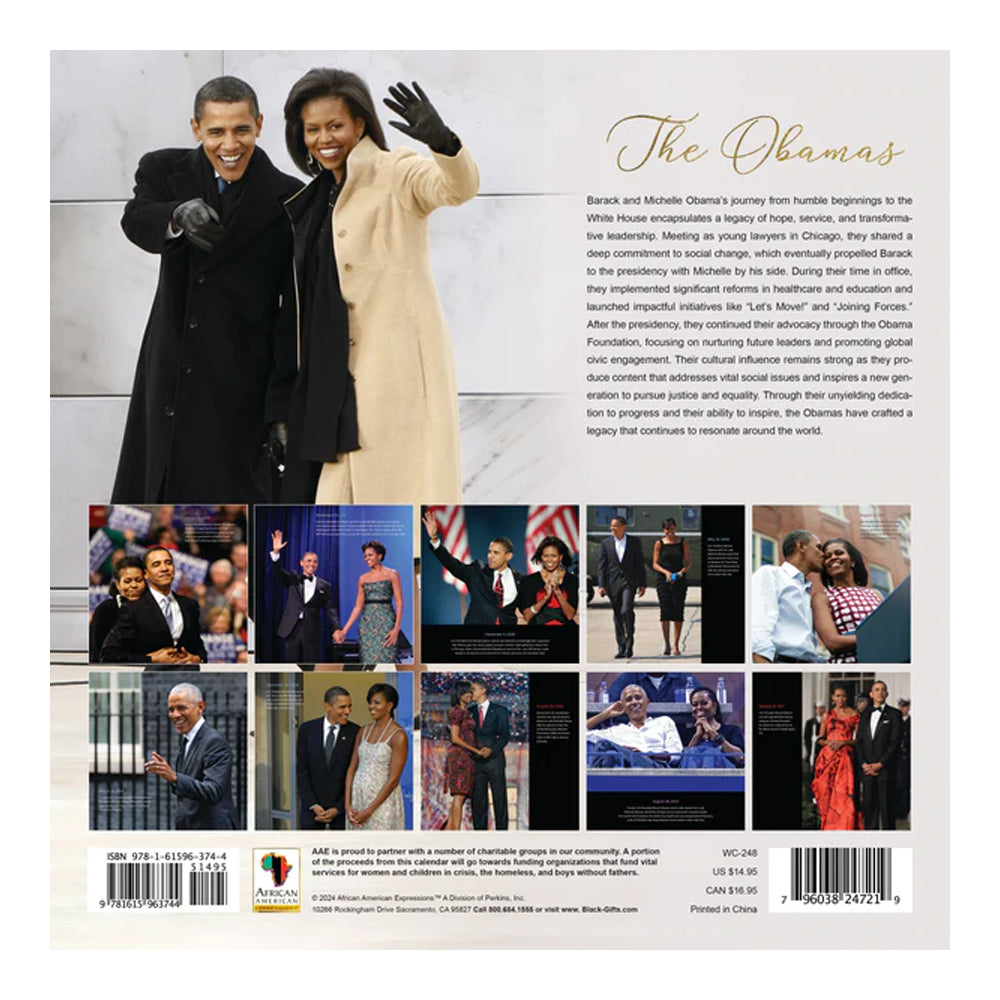 2025 The Obamas Wall Calendar