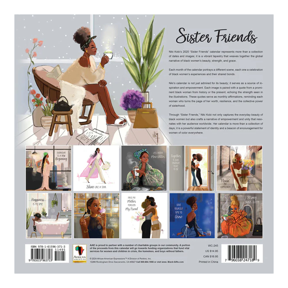 2025 Sister Friends Wall Calendar
