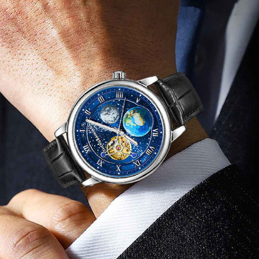 Luminous Men's Watch Earth Starry for Men