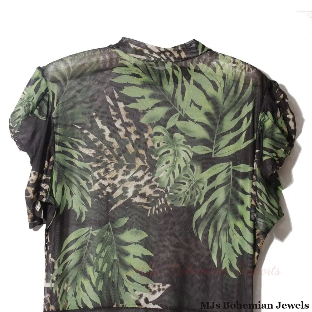 2XL Mesh High-Low Leaf Top