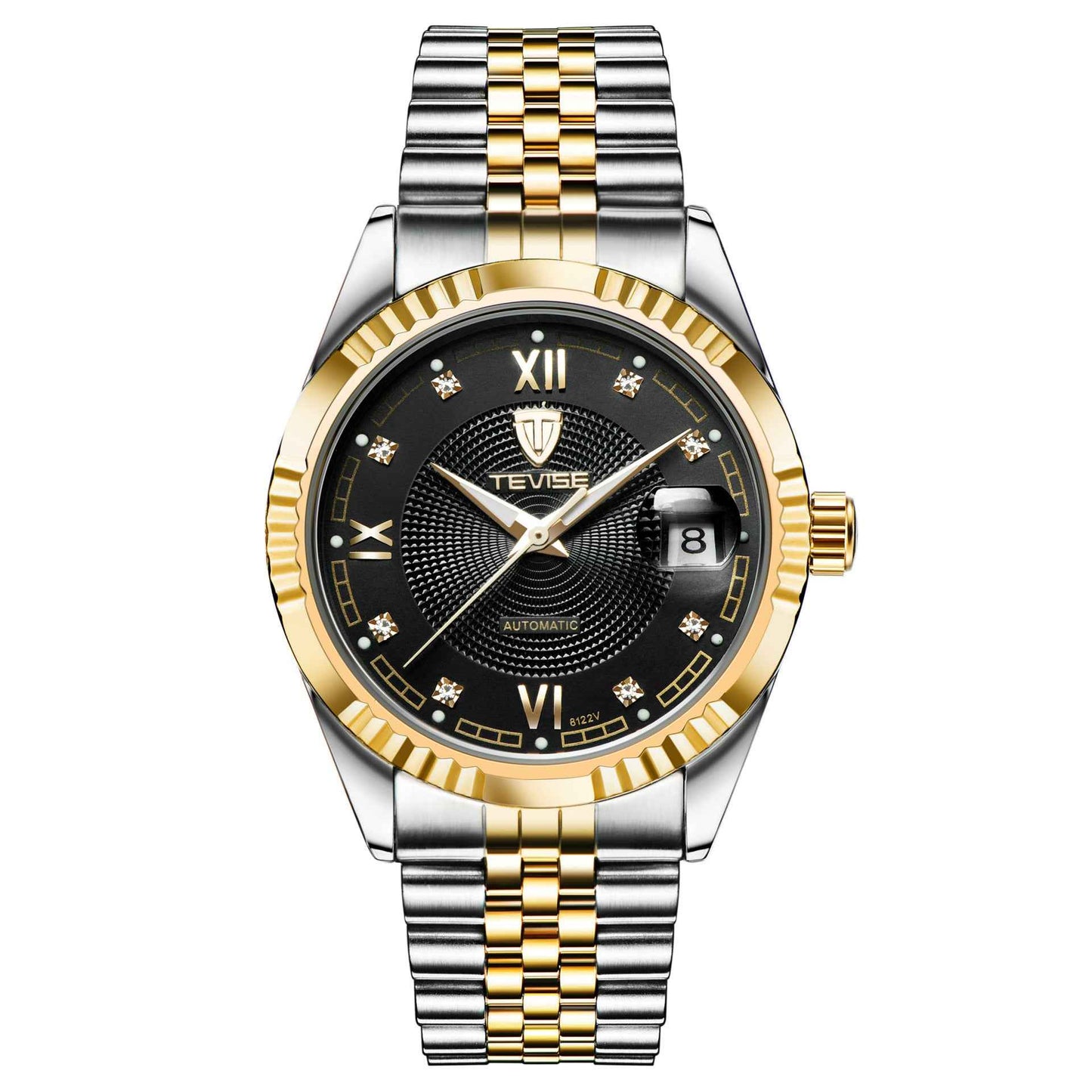 Teweisi Waterproof Automatic Geneva Men's Diamond Watch – Fashion Mechanical