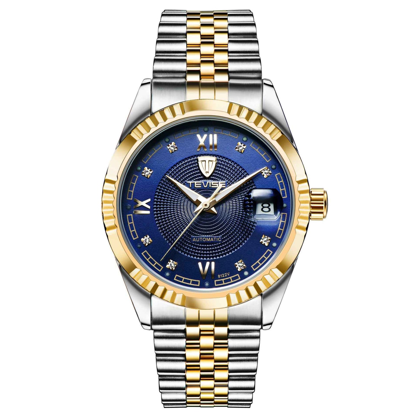 Teweisi Waterproof Automatic Geneva Men's Diamond Watch – Fashion Mechanical