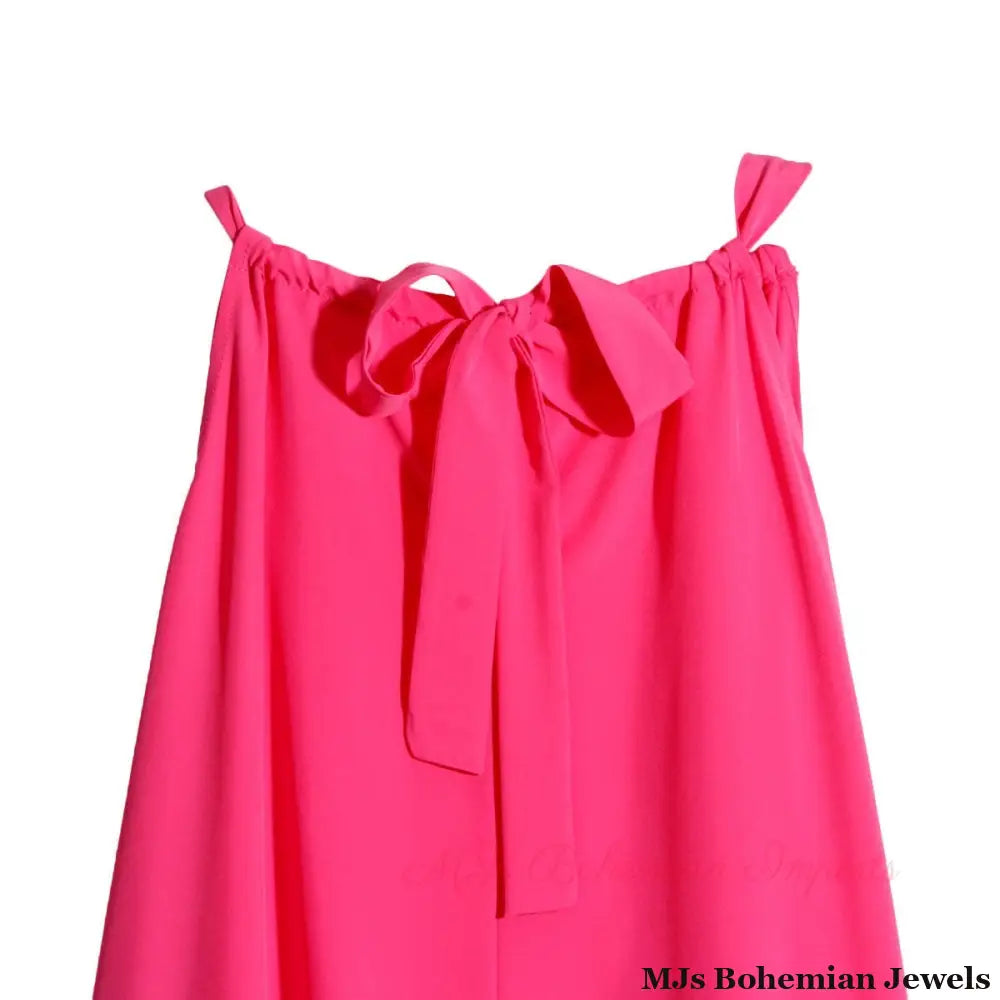 3XL Pink VL Halter Dress