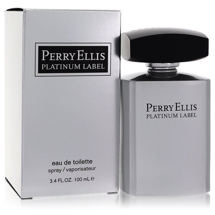 Perry Ellis Platinum Label Eau de Toilette Spray for Men, 3.4 oz
