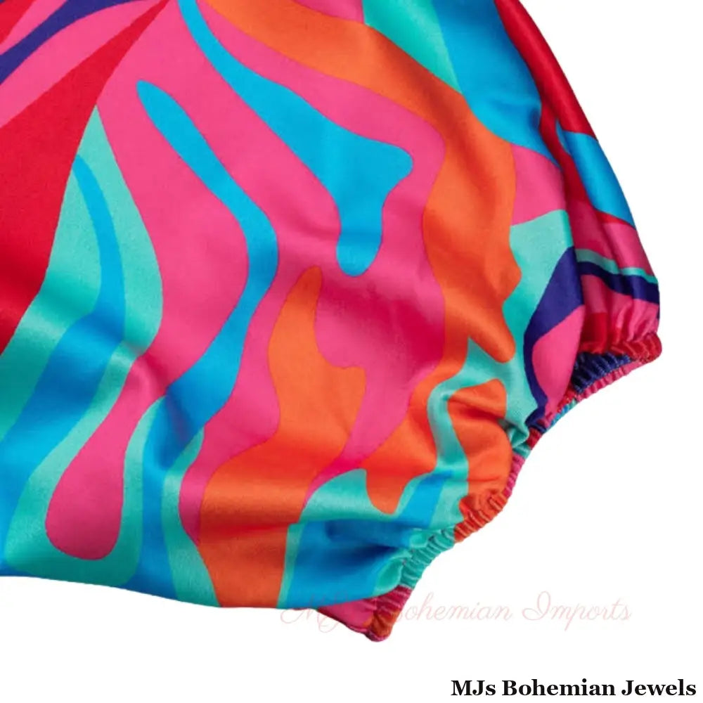 4XL Rainbow Asymmetric Set