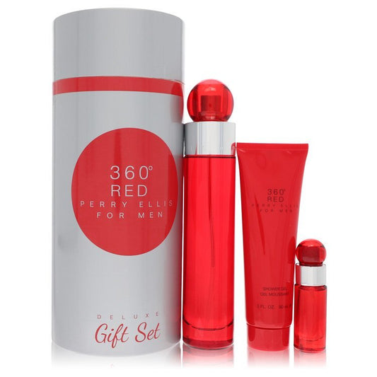 Perry Ellis 360 Red by Perry Ellis Gift Set