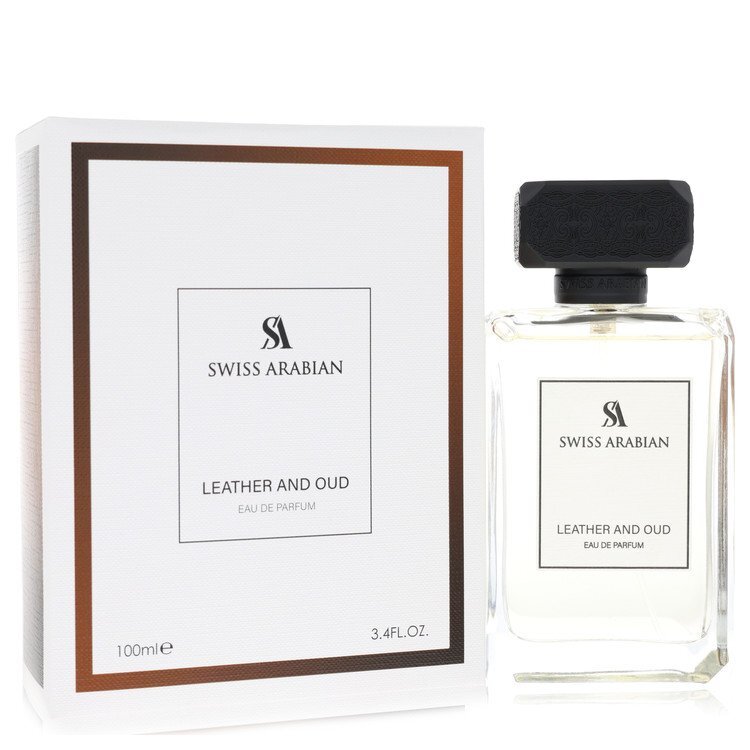Swiss Arabian Leather And Oud by Swiss Arabian Eau De Parfum Spray (Unisex) 3.4 oz (Men)