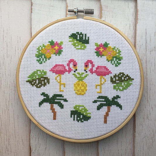 Tropical Counted Cross Stitch DIY KIT Intermediate