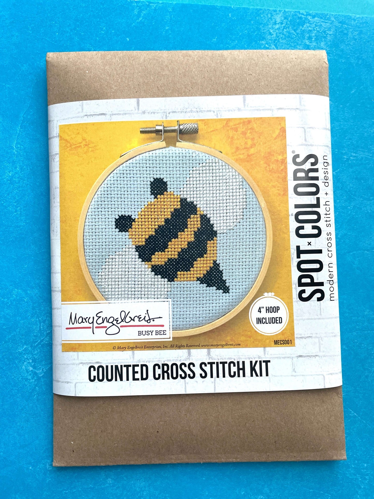 Busy Bee by Mary Engelbreit Counted Cross Stitch DIY KIT