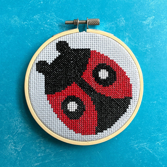 Ladybug by Mary Engelbreit Counted Cross Stitch DIY KIT