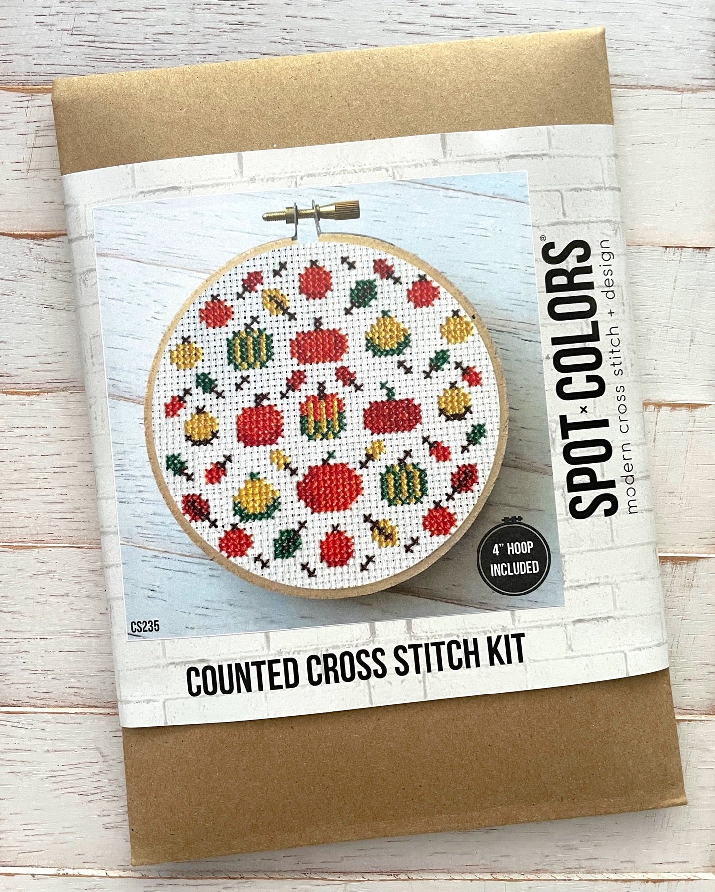 Pumpkin Fest Counted Cross Stitch DIY KIT