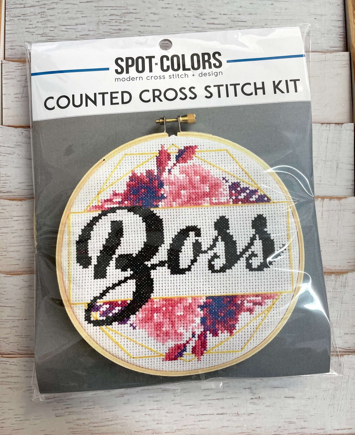 Boss Counted Cross Stitch DIY KIT