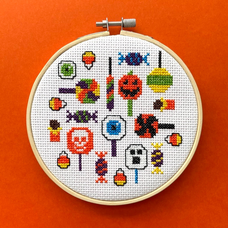 Gimme Candy Counted Cross Stitch DIY KIT