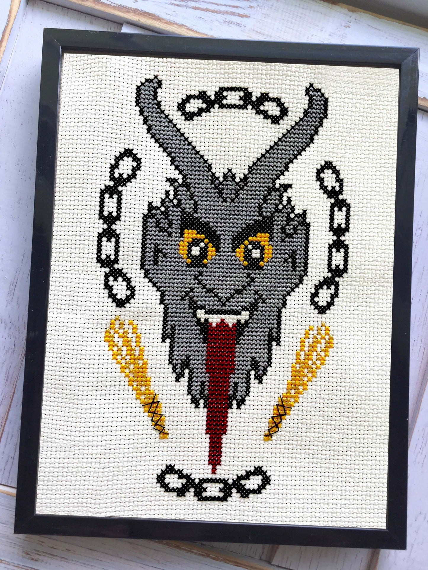Krampus Counted Cross Stitch DIY KIT